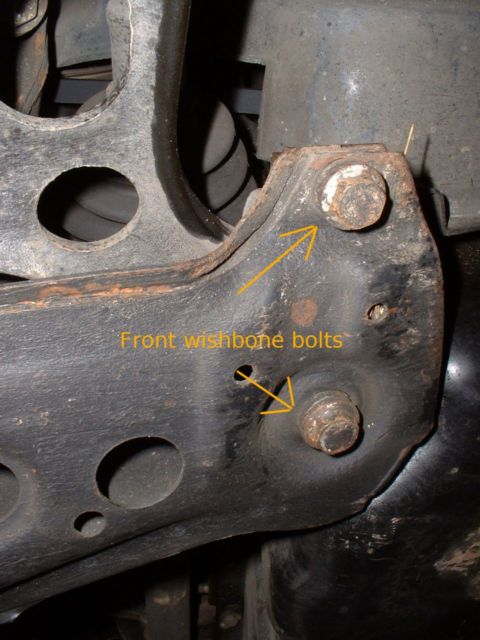 front wishbone bolts photo
